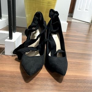 ShoeDazzel ankle wrap heels